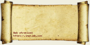 Milja Karadžić vizit kartica